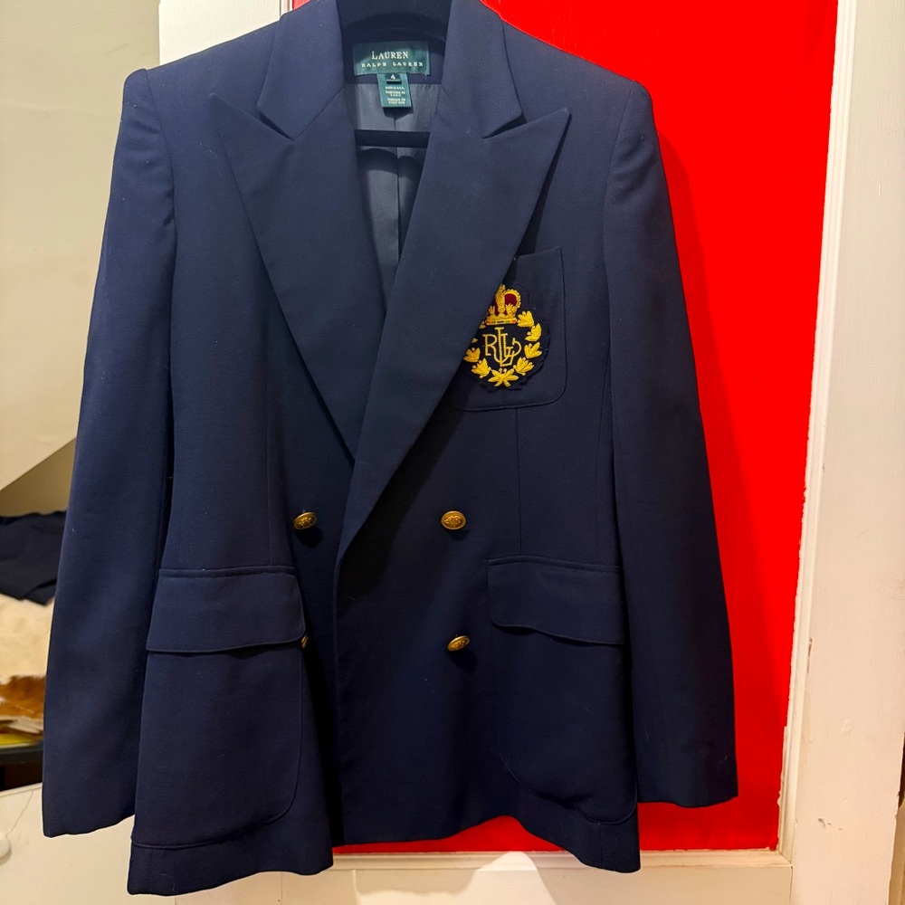 vintage size 4 polo blazer